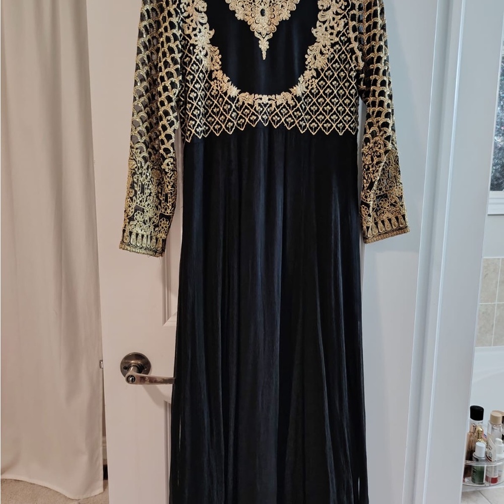 Limelight Black and Gold Wedding Dress